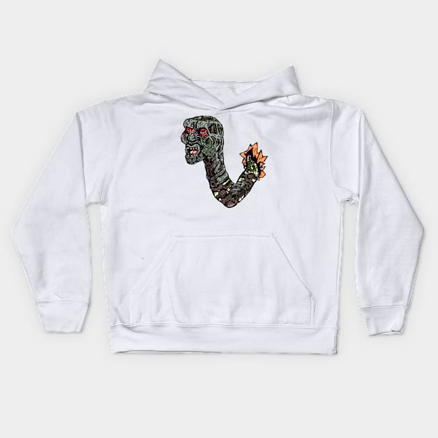 SNAKE FRED Kids Hoodie by MattisMatt83